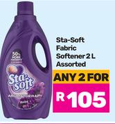 Sta-Soft Fabric Softener Assorted-For Any 2 x 2Ltr