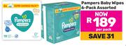 Pampers Baby Wipes (6 Pack) Assorted-Per Pack