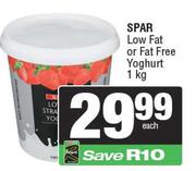 Spar Low Fat Or Fat Free Yoghurt-1kg 