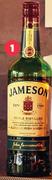 Jameson Triple Distilled Blended Irish Whisky-750ml
