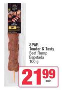 Spar Tender & Tasty Beef Rump Espetada-100gm Each