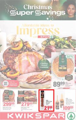 KWIKSPAR Western Cape : Christmas Super Savings (08 December - 28 December 2025), page 1