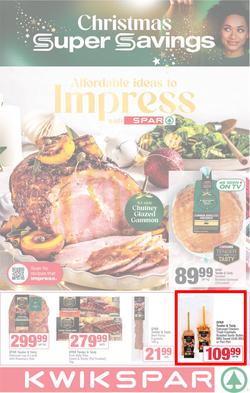 KWIKSPAR Western Cape : Christmas Super Savings (08 December - 28 December 2025), page 1