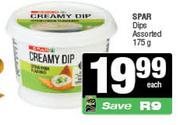 Spar Dips Assorted-175g