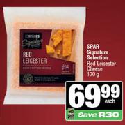 Spar Signature Selection Red Leicester Cheese-170g Each