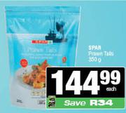 Spar Prawn Tails-350g Each