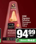 Spar Signature Selection Parmigiano Cheese-150g Each