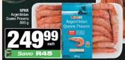 Spar Argentinian Queen Prawns-800g Each