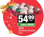 Spar Christmas Baubles-24g