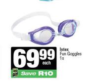 Intex Fun Goggles-1s