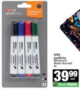 Spar Good Living Whiteboard Marker Assorted-4s Pack