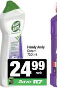 Handy Andy Cream-750ml Each