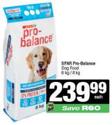 Spar Pro Balance Dog Food-6Kg/8Kg Each