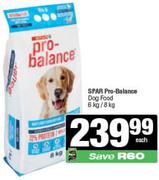 Spar Pro Balance Dog Food-6Kg/8Kg Each
