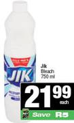 Jik Bleach-750ml Each
