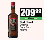 Red Heart Original Dark Rum-750ml