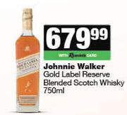 Johnnie Walker Gold Label Reserve Blended Scotch Whisky-750ml