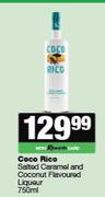 Coco Rico Salted Caramel & Coconut Flavoured Liqueur-750ml