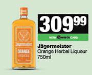 Jagermeister Orange Herbal Liqueur-750ml