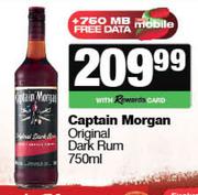 Captain Morgan Original Dark Rum-750ml