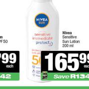 Nivea Sun Trigger Adult/Kids SPF50-270ml Each