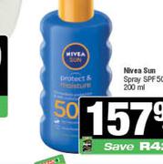 Nivea Sun Kids Sensitive Lotion/SPF 50/Colour-200ml Each
