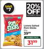 Lorenz Salted Pom Sticks-85g