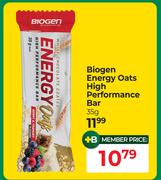 Biogen Energy Oats High Performance Bar-35g