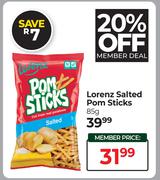 Lorenz Salted Pom Sticks-85g