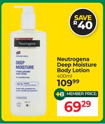 Neutrogena Deep Moisture Body Lotion-400ml