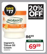Ingram's Tissue Oil Cream-450ml