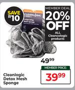 Cleanlogic Detox Mesh Sponge