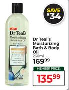 Dr Teal's Moisturizing Bath & Body Oil-260ml