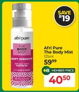 Afru Pure The Body Mist-125ml