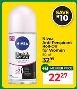Nivea Anti-Perspirant Roll-On For Women-50ml