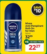 Nivea Anti-Perspirant Roll-On For Men-50ml