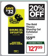 The Bald Theory Shaving Gel Exfoliator-100ml