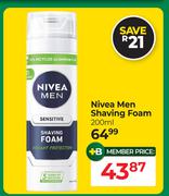 Nivea Men Shaving Foam-200ml