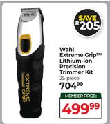 Wahl Extreme Grip Lithium-Ion Precision Trimmer Kit (25-Piece)