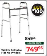 Walker Foldable Flat No Wheels
