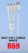 Salt 3 In 1 Cable (White)