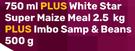 White Star Super Maize Meal 2.5Kg + Imbo Samp & Beans 500g-For All