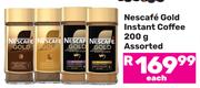 Nescafe Gold Instant Coffee Assorted-200g Each