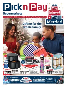 Pick n Pay : Gifting For The Whole Family (01 December - 28 December 2025)