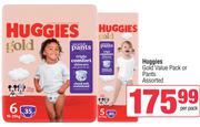 Huggies Gold Value Pack Or Pants Assorted-Per Pack
