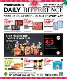 Woolworths Western Cape & Eastern Cape : Daily Difference (08 December - 21 December 2025)