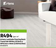 Artens Laminate Flooring Basic Trend Oak White L137.6cmx W19.3cm x6mm(2.921Sqm/Box) 81490975-Per Sqm