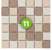 Mosaic Tile Porcelain Addo L30cm x W30cm (Per Sheet) 81461446