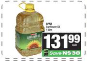 Spar Sunflower Oil-4L Each