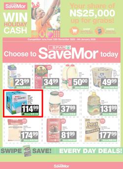 SPAR SaveMor Namibia (08 December - 28 December 2025), page 1